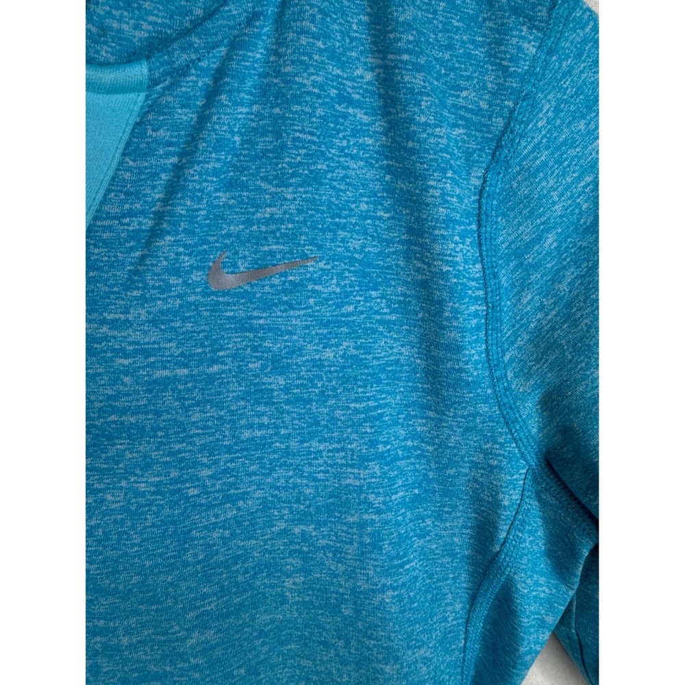 Nike Dri Fit Hooded Sweatshirt size‎ XS Blue - Picture 4 of 8
